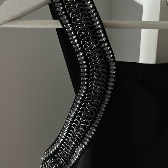 TED BAKER BLACK DRESS - BEADED DESIGN - Picture 4 of 4